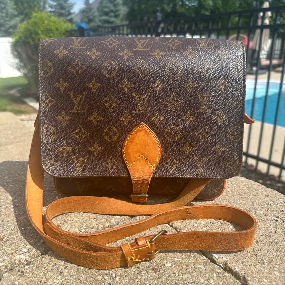 Louis Vuitton Monogram Cartouchiere GM